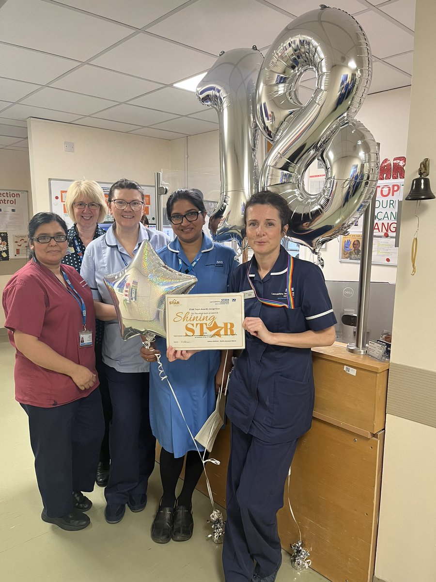 Quality Assurance Team LTHTR (@qlthtr) on Twitter photo Well done to the whole team on <a href="/ward18_rph/">Ward18rph</a> receiving a shining star certificate for their improvement within the STAR process with a huge improvement in the documentation element. Congratulations <a href="/D19Kathryn/">KathrynDickinson1989</a> <a href="/CatherineSilco1/">Catherine Gregory</a> <a href="/SarahC_RN/">Sarah Morrison RN</a> @HowlesJohn Well done to the whole team on <a href="/ward18_rph/">Ward18rph</a> receiving a shining star certificate for their improvement within the STAR process with a huge improvement in the documentation element. Congratulations <a href="/D19Kathryn/">KathrynDickinson1989</a> <a href="/CatherineSilco1/">Catherine Gregory</a> <a href="/SarahC_RN/">Sarah Morrison RN</a> @HowlesJohn