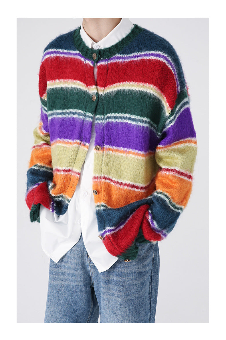 Angelina_J10's tweet image. Retro Contrast Color Rainbow Striped Cardigan Knitted Sweater For Men
jpnyx.com/products/retro…
Buy now!

#retrofashion #knitwearstyle #colourfulclothes #rainbowstyle #winterfashion #vintagevibes #menscardigan #mensfashion #menstyle #trendingnow #ootd #USA #jpnyx #buynow