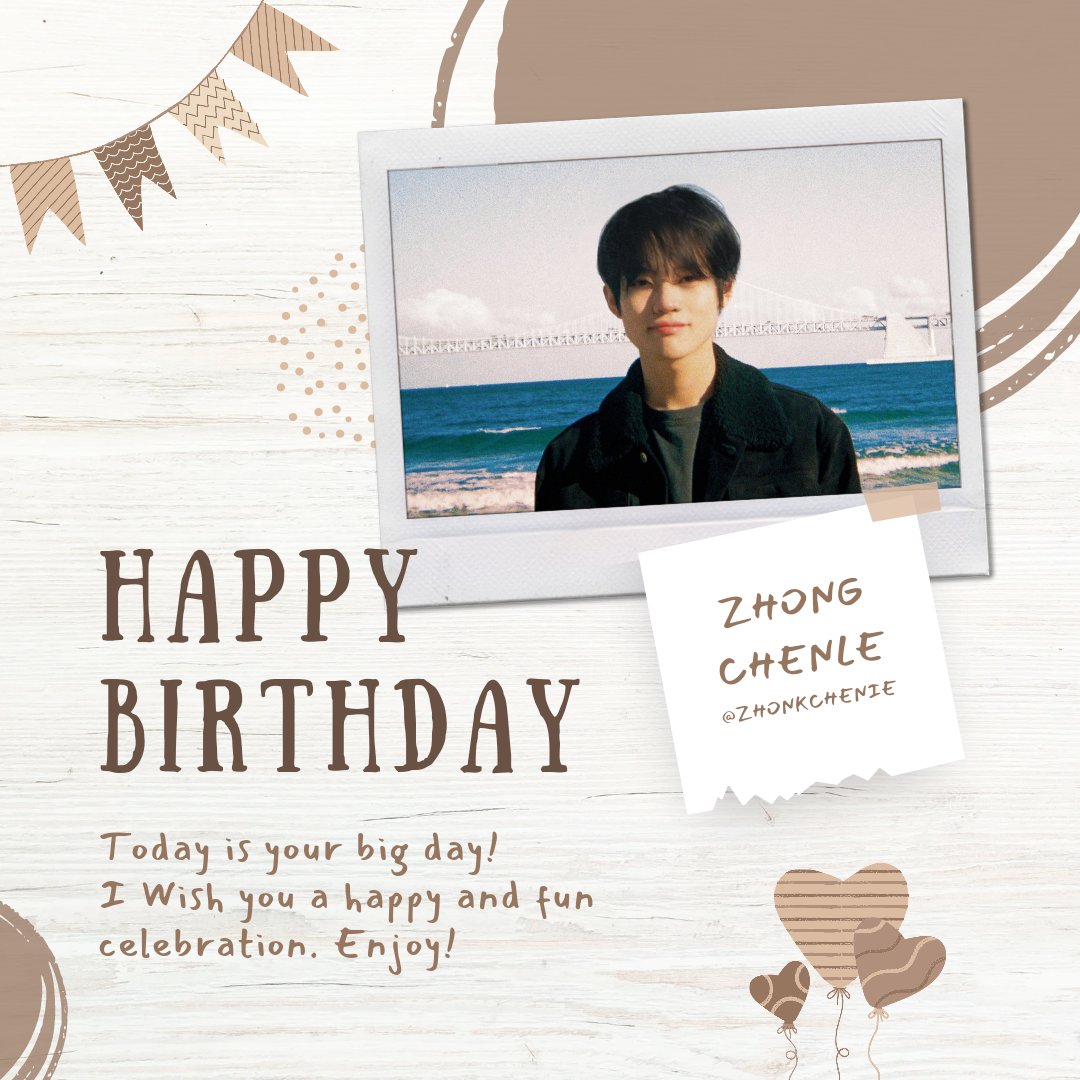 ㅤ
Let’s wish you a happy birthday to a handsome boy named ‘ Zhong Chenle ’
May on your birthday, you are always given health and blessed with love, success for your career with NCT and NCT DREAM <a href="/zhonkchenIe/">ΛƧ 𝒄𝒉𝒆𝒏𝒍𝒆</a> 💗
ㅤ