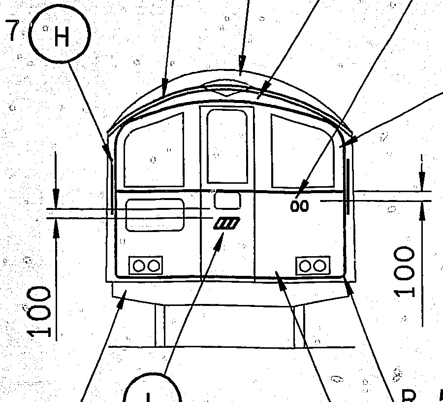 I'd thought I'd start a series where I  post the most exciting I find in our drawing archive as I sort it out. 
This week
The Cab end of a 483 on the NSE paint diagram, but something seems a little off...