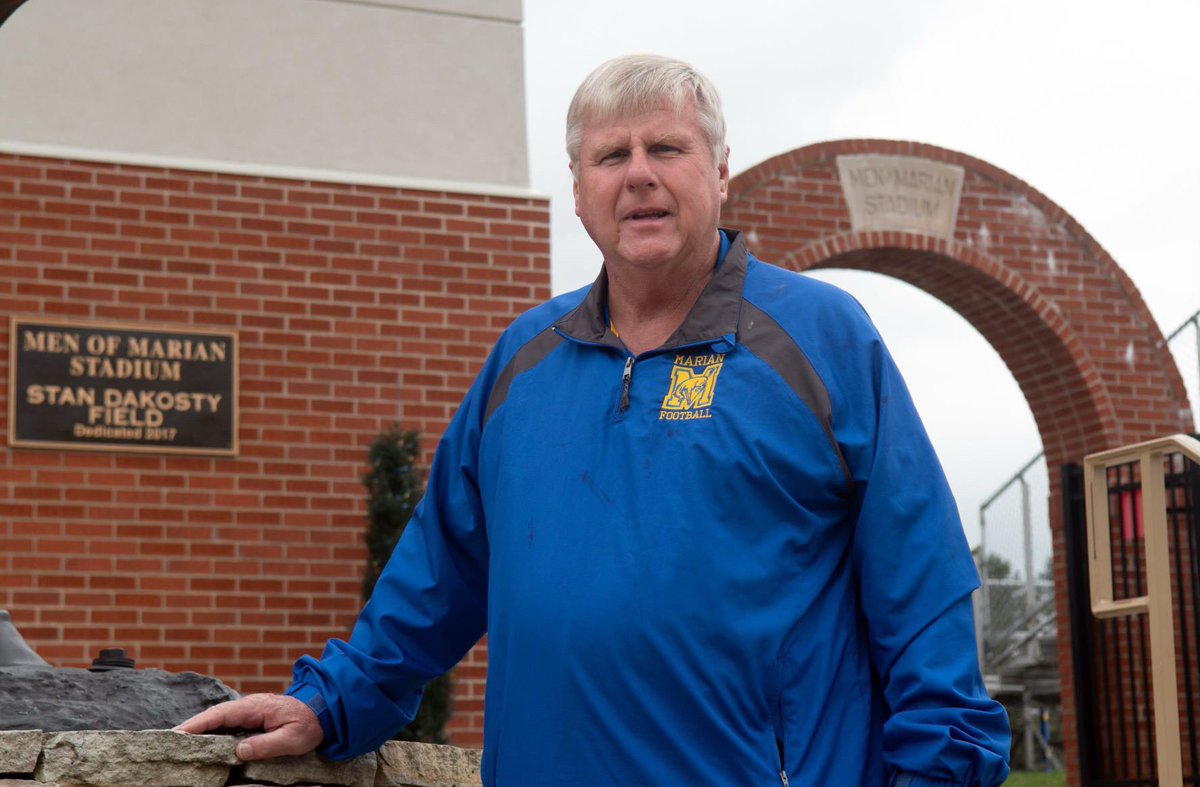 Marian Catholic High School (@marian_cathhs) on Twitter photo #MarianFamily Marian Catholic Coach Stan Dakosty announced that he retirement as head of the Colts Football program. Dakosty has amassed 326 wins in his tenure β all at Marian Catholic β the most of any coach in District XI history. #MarianLegacy πππ΄π
mariancatholichs.org/post/dakosty-rβ¦ #MarianFamily Marian Catholic Coach Stan Dakosty announced that he retirement as head of the Colts Football program. Dakosty has amassed 326 wins in his tenure β all at Marian Catholic β the most of any coach in District XI history. #MarianLegacy πππ΄π
mariancatholichs.org/post/dakosty-rβ¦