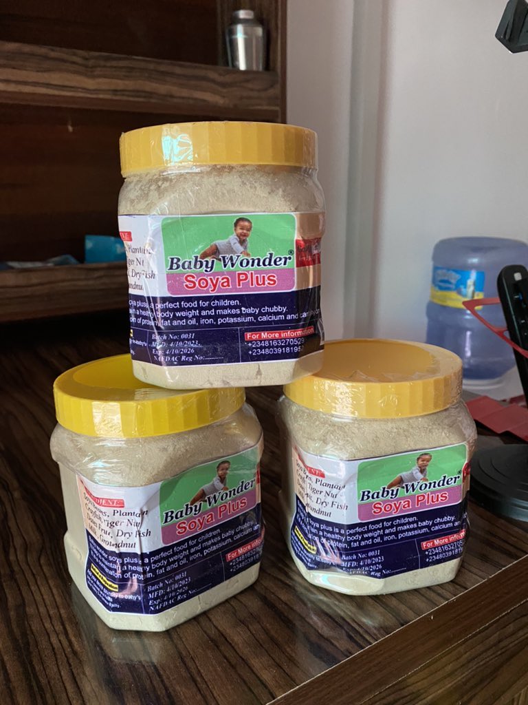 Sandesor's tweet photo. Breastfeeding moms. (It improves milk supply) ✅
Picky eating babies (6mos+) ✅
Gym rats (Protein powder for smoothies) ✅
Overall general consumption ✅
1 jar - 4k 
2 jars - 7k 

Location is Lagos but I can deliver worldwide https://t.co/YEJi190kUL