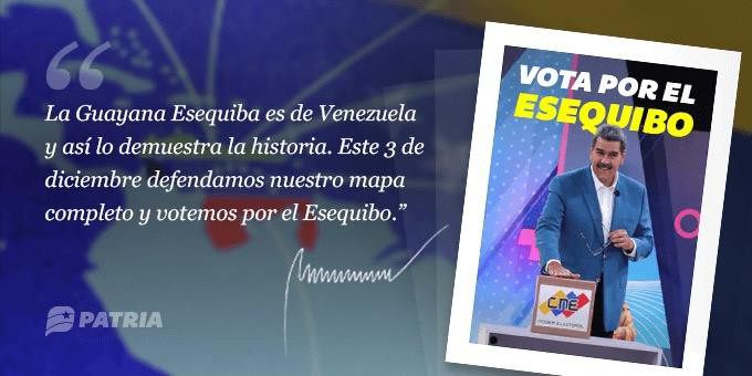 Inicia la entrega del #BonoVotaPorElEsequibo, enviado por nuestro Presidente <a href="/NicolasMaduro/">Nicolás Maduro</a>, a través de la #PlataformaPatria. La entrega tendrá lugar entre los días #22Nov al #30Nov de 2023.