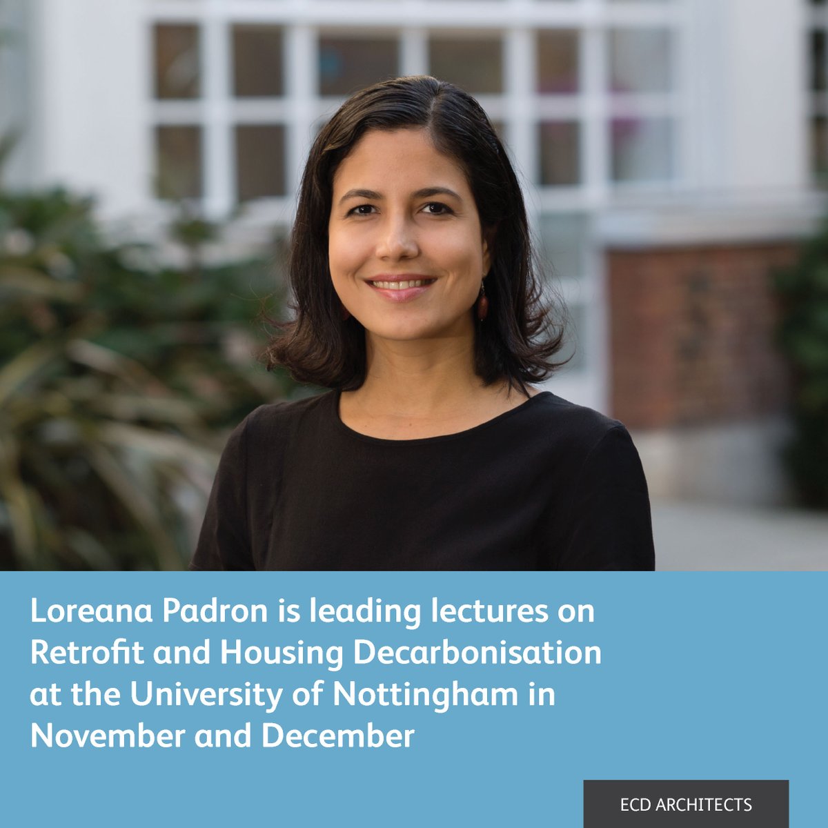 Our Head of Sustainability, @loreanap, is delivering lectures at the @UniofNottingham over November and in December! She will talk to the students on topics the of #retrofit and #housingdecarbonisation #housing #sustainablility #architecture #SustainableFuture #decarbonisation