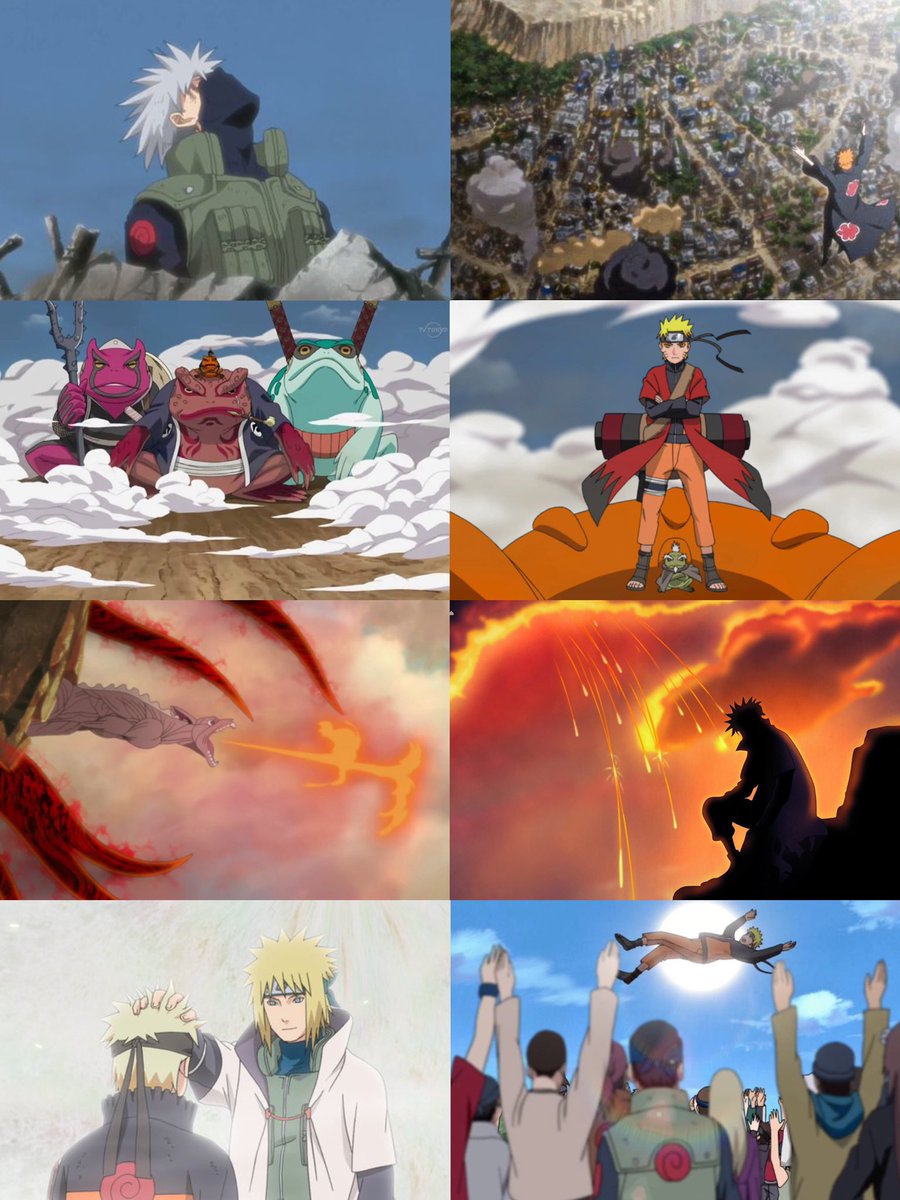 There’s not a single arc in the Big 3 that comes close to Naruto’s Pain Assault arc. Definition of PEAK fiction. 🔥