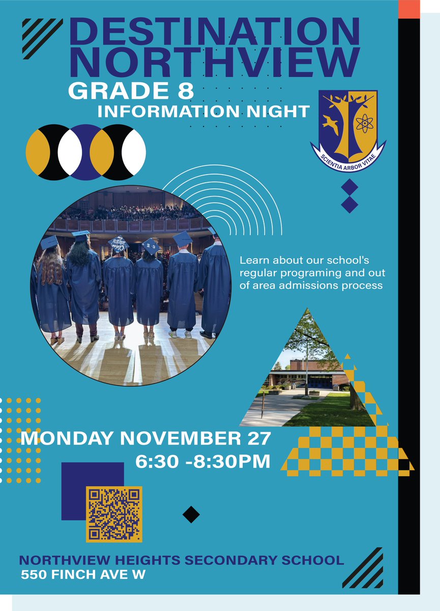 Are you ready for it?  Come out to learn about our regular programming and out-of-area-admissions! #Grade8 #infonight #regularprogramming <a href="/marham99/">M. Hamid</a> <a href="/tdsb/">Toronto District School Board</a> <a href="/LC2_TDSB/">Learning Centre 2</a>