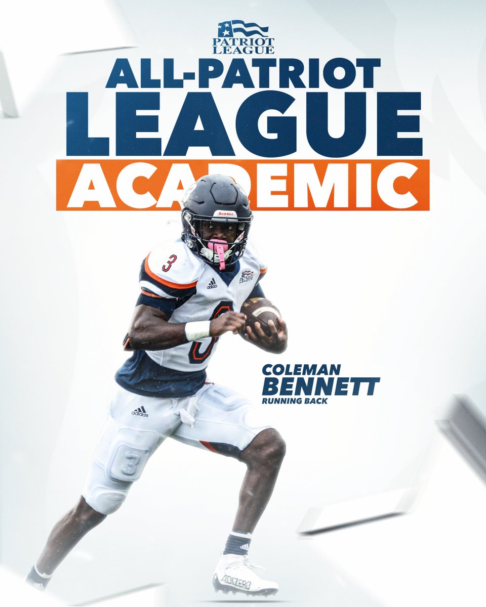 Bucknell was one of three teams with 3⃣ Academic All-Patriot League Team honorees. 🦬 A big congrats to Coleman Bennett, John Ohnegian and Ethan Robinson! 📰 tinyurl.com/59khxusw #ACT | #rayBucknell