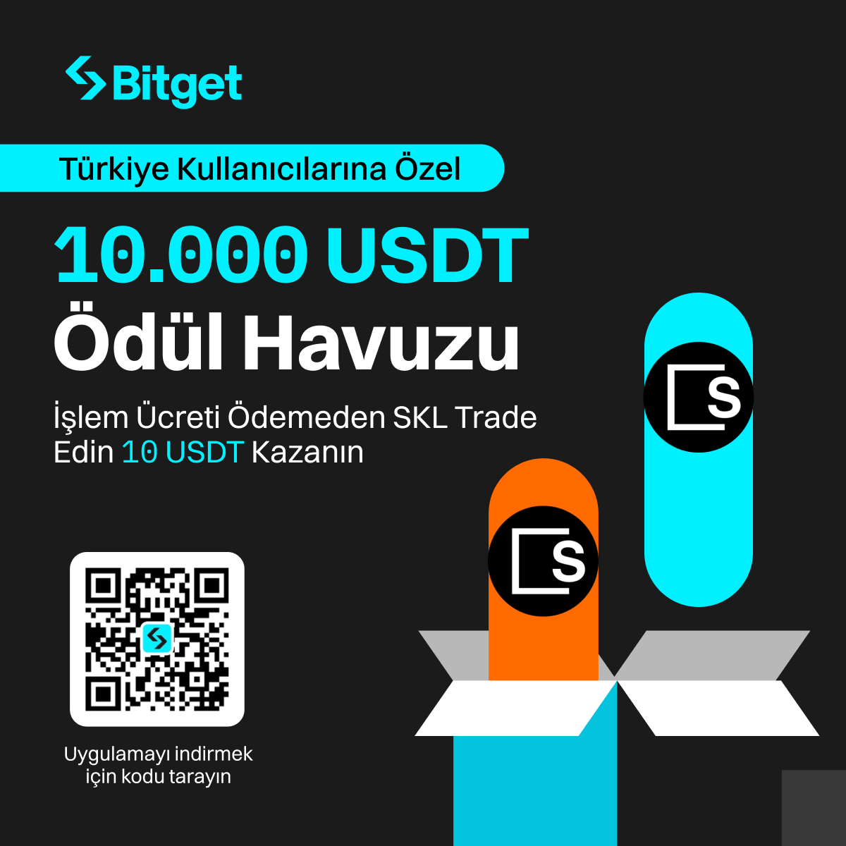 🔥 SKALE ‘nin ( #SKL) #Bitget’e gelişini Türkiye kullanıcılarına özel 10.000 USDT ödül havuzu ve %100 işlem ücreti indirimi ile kutluyoruz! <a href="/SkaleNetwork/">SKALE</a>

🔹 Kayıt olun - KYC tamamlayın
🔹 SKL yatırın
🔹 İşlem ücreti ödemeden trade edin

Detaylar 👉 bitget.com/tr/support/art…
