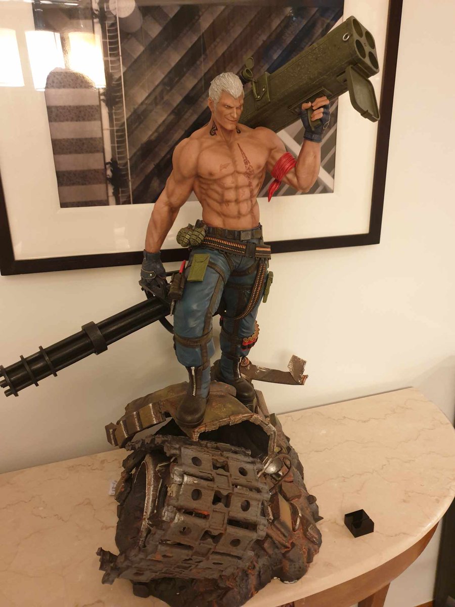 SelyKyle's tweet image. My biggest piece this year. He's gonna look so good next to Kazuya.. plus, the statue from PureArts. 😈

Jin Kazama, you're next.
#Tekken #BryanFury #Purearts #Tekken7