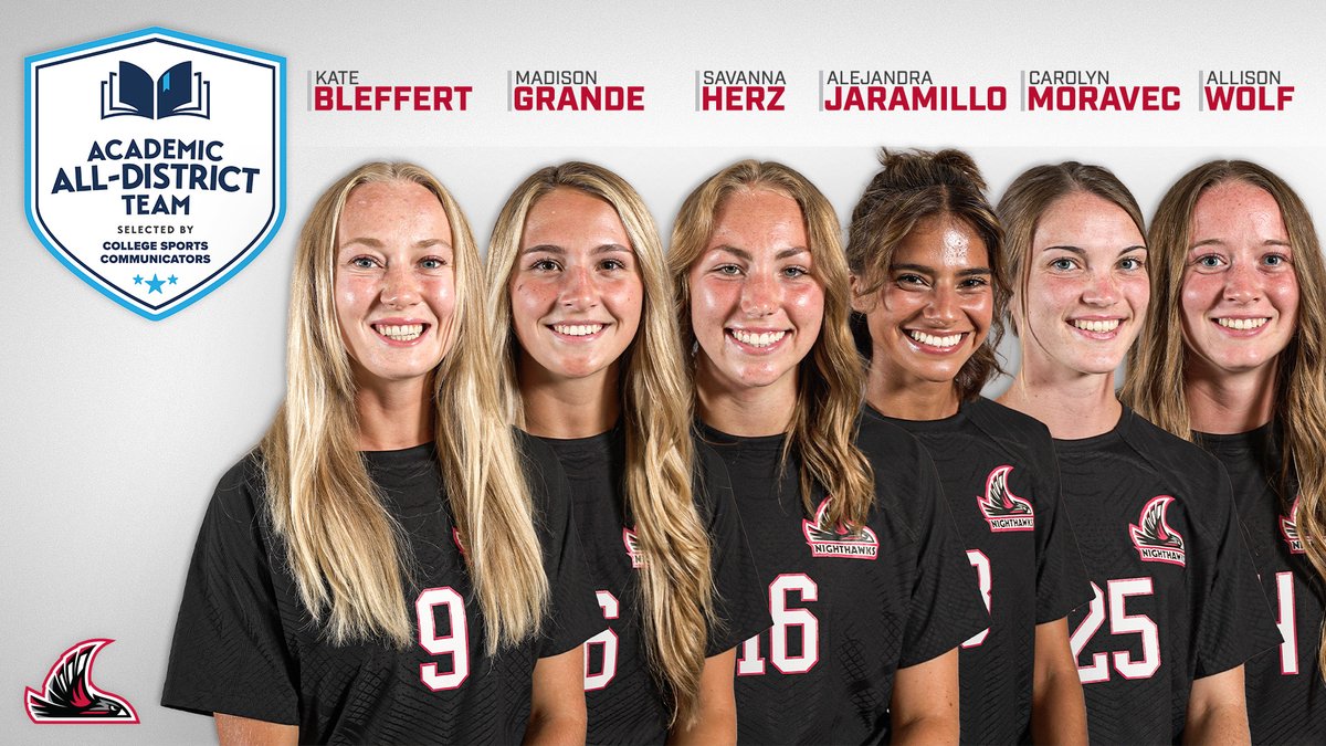 Congrats to Kate, Madison, Savanna, Alejandra, Carolyn, and Allison on Academic All-District honors!

nnusports.com/news/2023/11/2…
