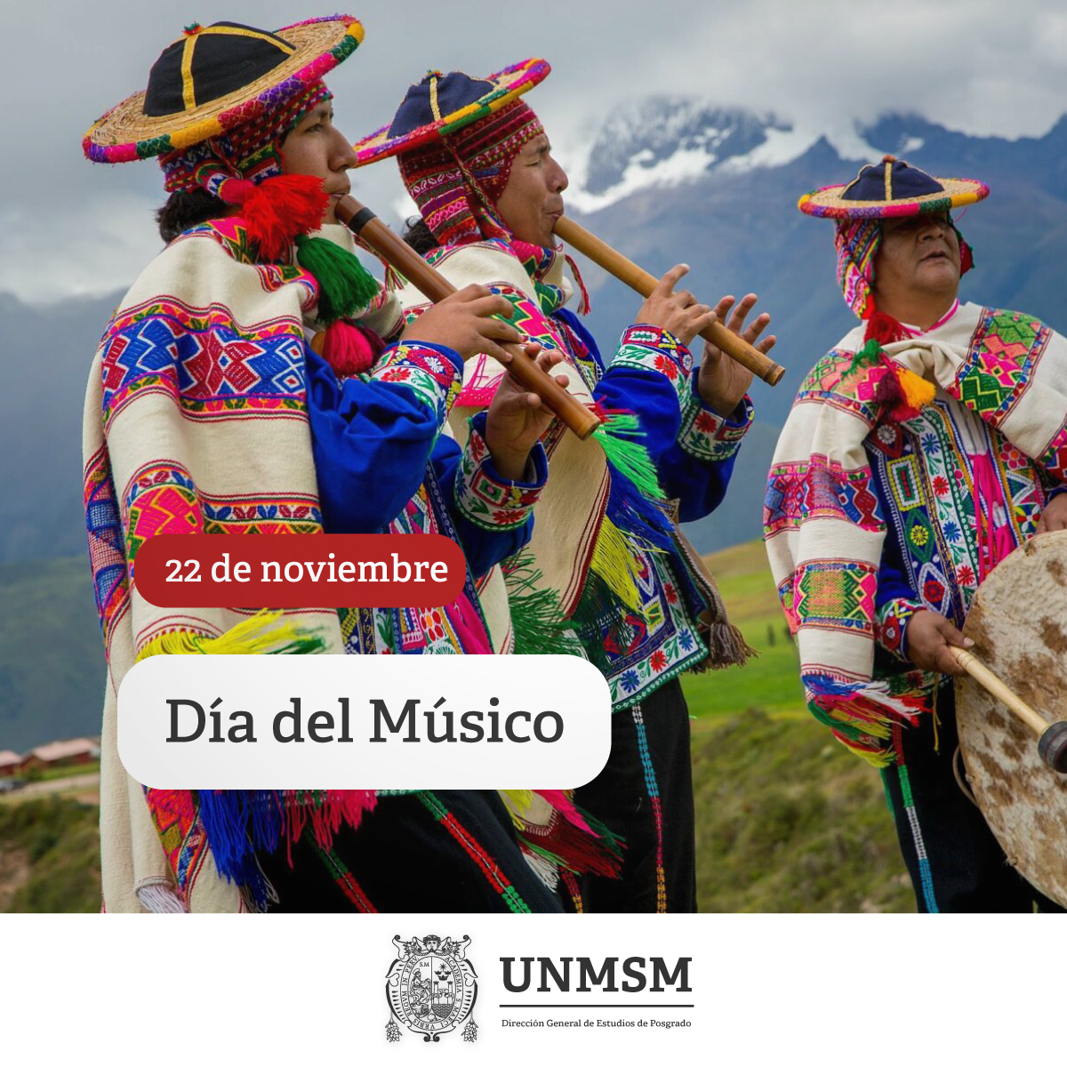 👨🏻‍🏫Hoy homenajeamos a hombres y mujeres que dedican su vida y tiempo a transmitir emociones y sentimientos con sus composiciones, interpretaciones, melodías, acordes y letras que alimentan el alma.
#DGEP #UNMSM #MUSICO