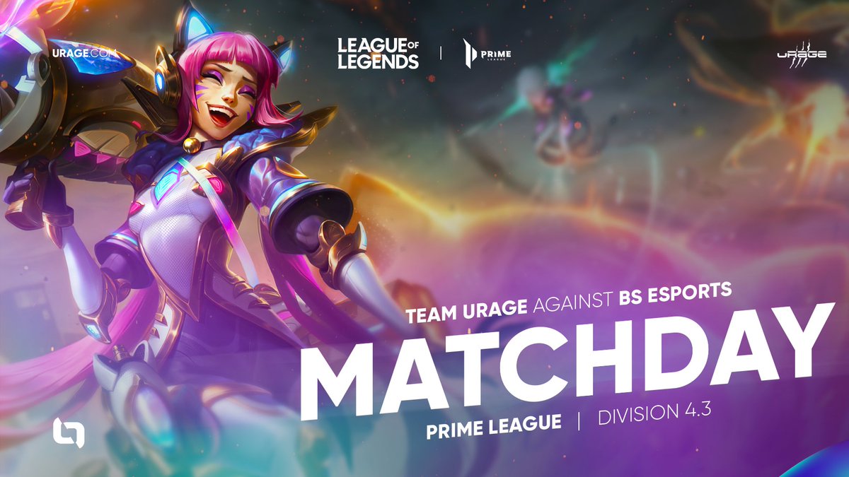 DIVIZON (@divizongg) on Twitter photo Nur noch zwei Matches muss Team @urage_gaming in der <a href="/PrimeLeague/">Die Techniker Prime League</a> bestreiten! Heute geht es gegen das Team von BS eSports. ⚔️
Ziel ist ein erneutes 2:0 und damit die verdiente Tabellenführung! 🎯
⏰ 19:00 Uhr
📺 twitch.tv/nothing2fear
🎙️ <a href="/MarksmanXam/">Max Grafoner</a> & <a href="/_Nothing2Fear/">N2F | Lukas</a> Nur noch zwei Matches muss Team @urage_gaming in der <a href="/PrimeLeague/">Die Techniker Prime League</a> bestreiten! Heute geht es gegen das Team von BS eSports. ⚔️
Ziel ist ein erneutes 2:0 und damit die verdiente Tabellenführung! 🎯
⏰ 19:00 Uhr
📺 twitch.tv/nothing2fear
🎙️ <a href="/MarksmanXam/">Max Grafoner</a> & <a href="/_Nothing2Fear/">N2F | Lukas</a>