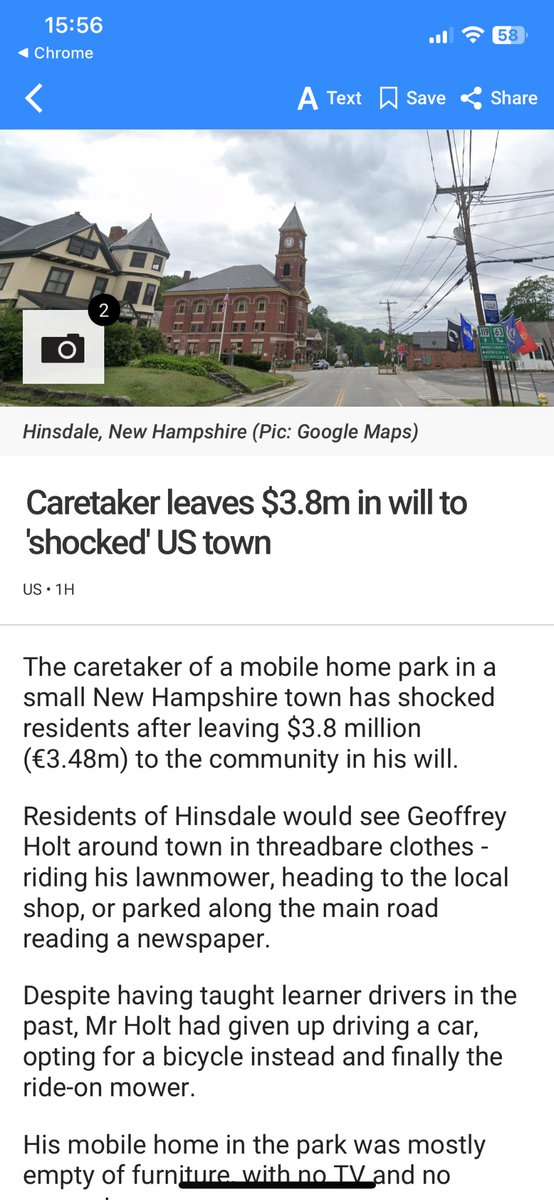 You know, a town with money's a little like the mule with a spinning wheel.

No one knows how he got it, and danged if he knows how to use it.

Come on, Hinsdale, put yourselves on the map!