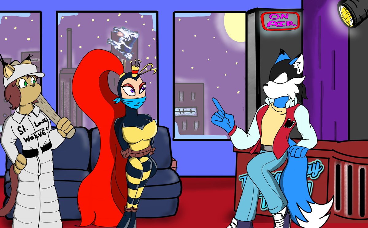 ArtofPhantomX's tweet photo. That time Phantom and Cadence tried a bit of ancient comedy.

#EarthwormJim #GettingAwayWithItShow #ProncessWhatsHerName #Bondage #CaptainNTheGameMaster #EarthwormJim https://t.co/1qReVecAO4