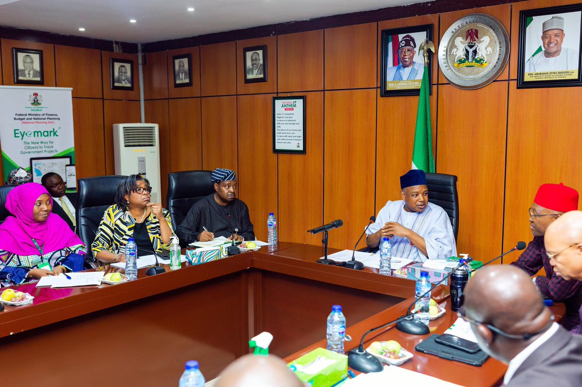 atikuabagudu's tweet image. Productive meeting today on preparing a compendium of projects(pipeline), laying the groundwork for private sector-led investments in Nigeria. Exciting times ahead for sustainable development.
#ProjectPipeline
#PrivateSectorInvestment
#NigeriaDevelopment