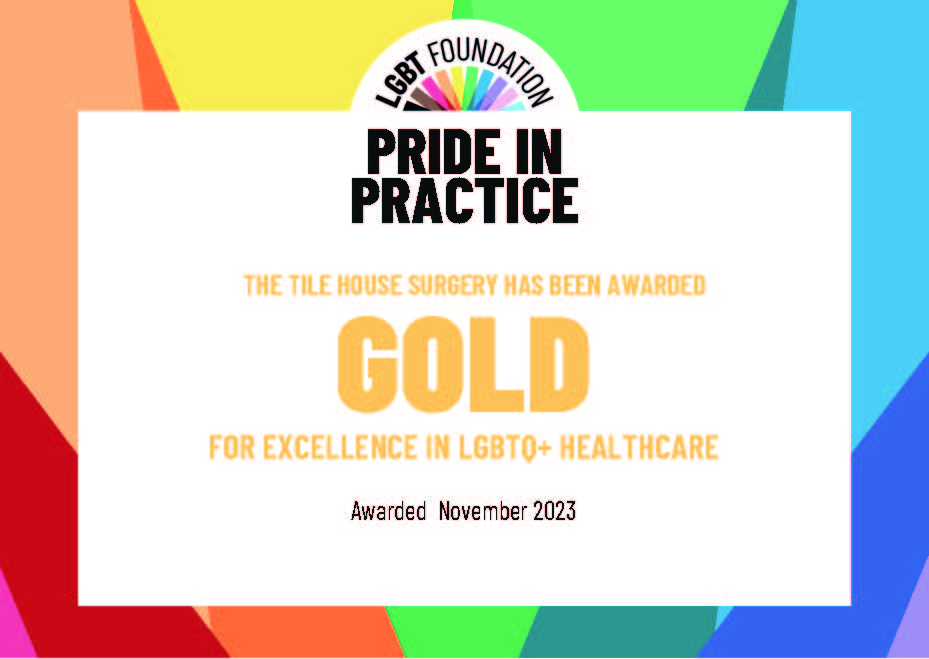 We're delighted to announce that Tile House Surgery in Brentwood has achieved a Gold award for excellence in LGBTQ+ healthcare from the @LGBTfdn. This marks the 28th surgery in mid and south Essex to receive an award under the Pride in Practice scheme. midandsouthessex.ics.nhs.uk/work/primary-c…