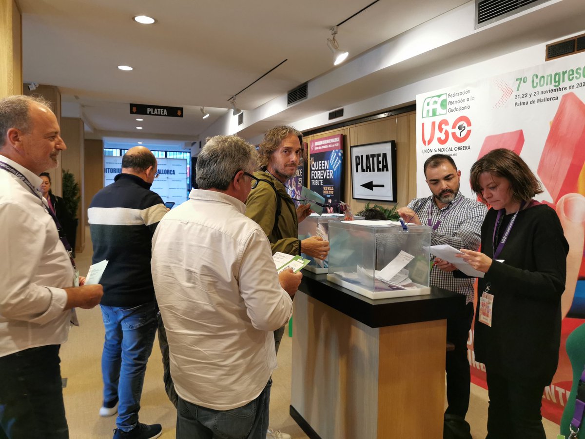 Votacion Comisión Ejecutiva Federal y Comisión Federal de Garantías #USOConstruyendoFuturo #SiempreIndependientes #SoloSindicalistas <a href="/SindicatoUSO/">Confederación USO</a>