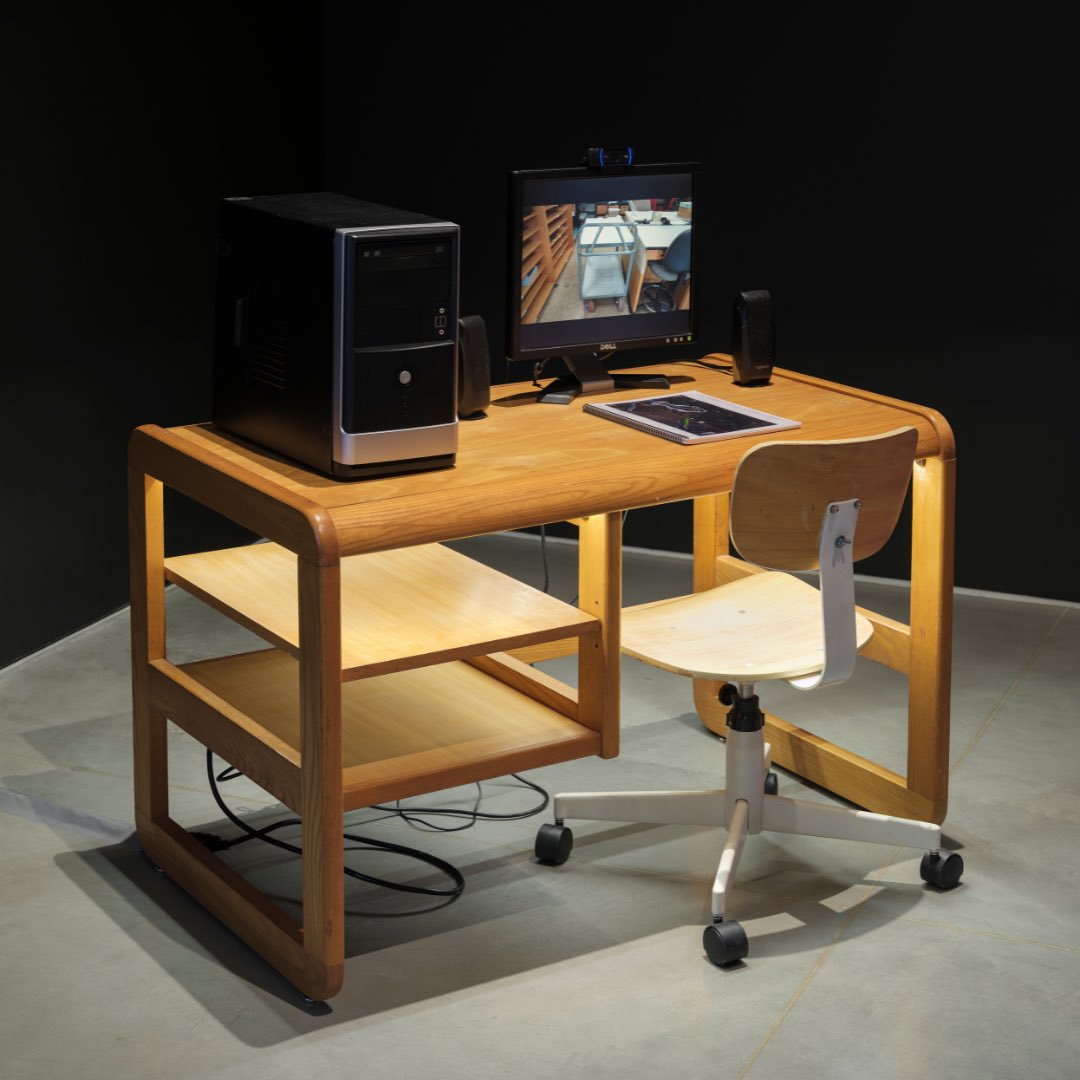 Kite’s work “Makȟóčheowápi Akézaptaŋ (Fifteen Maps)” addresses how AI can replicate the logics of colonialism, and imagines possibilities for Indigenous epistemologies of AI. It draws from Kite’s research on Cruger Island. On view in "What Models Make Worlds" until December 9.