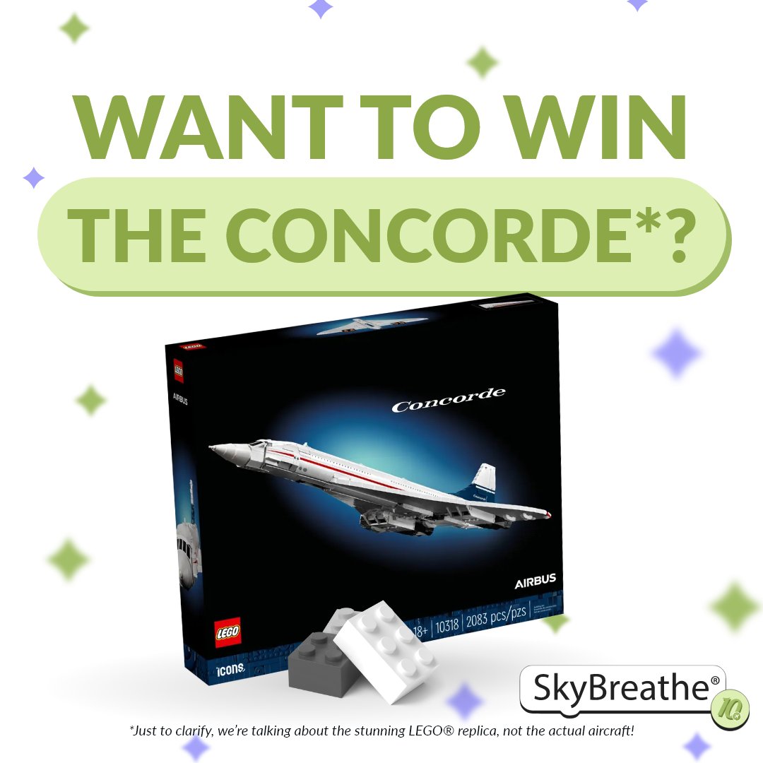 #AvGeek contest alert✈️ If you could make a wish to shape the future of sustainable aviation, what would it be?
Enter the SkyBreathe® 10th anniversary contest!  
Share your vision for a chance to win the Concorde* 👉hubs.ly/Q028ZZ4H0 
#aviationlovers *Rules in the link