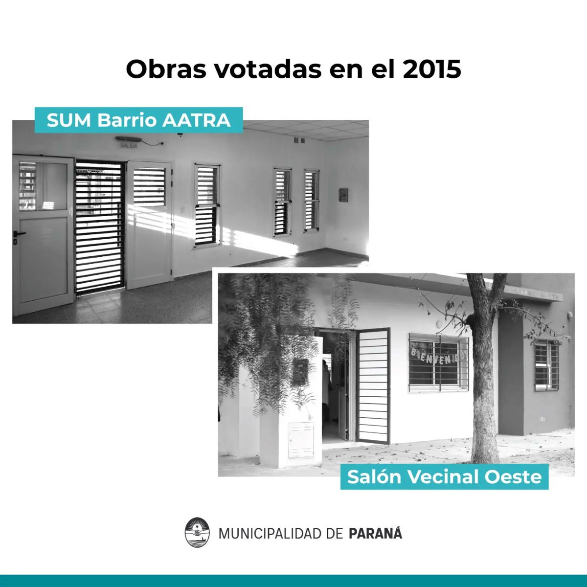 Paraná, ciudad participativa 🤗📋🤔

Fomentamos y ampliamos políticas para transformar junto a los vecinos y vecinas 

"A la ciudad la construimos entre todos, con escucha y participación" Cr. Adán Bahl.
_
Más info en parana.gob.ar