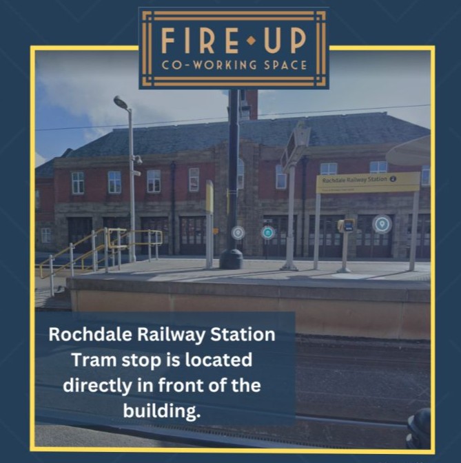Check out our ultra-modern co-working space in the heart of Rochdale; with strong connections and transport links around the city, it is the ideal hub for building your business.

Book 👉 ow.ly/UbyE50Q5rjk
#FireUpRochdale #TransportLinks #RochdaleBusiness #ModernWorkspace