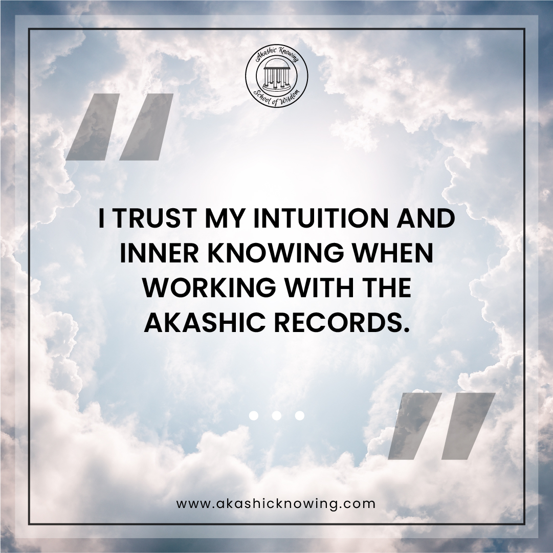 #intuition #innerknowing #akashicrecords #spiritualjourney #trustyourself #divineguidance #soulwisdom