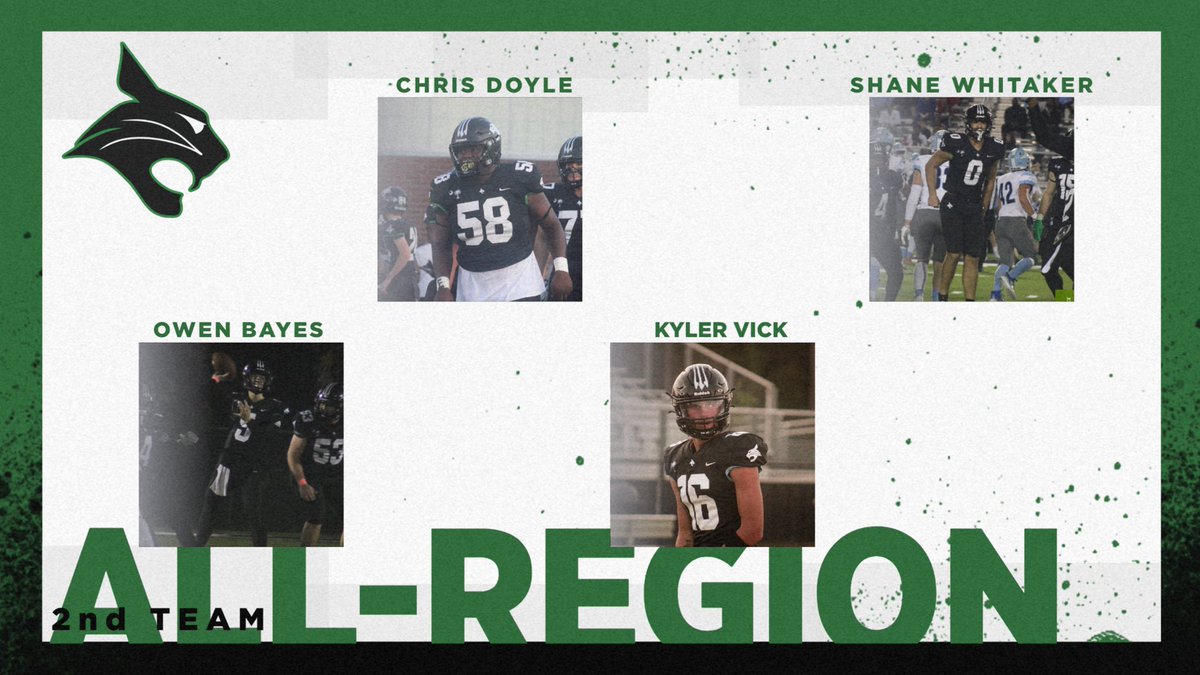 BHSBobcatFB's tweet photo. Also congrats to all of our 2nd team all region players @OwenBayes @therealsw68 @KylerVick ! https://t.co/C1bKCf58bx