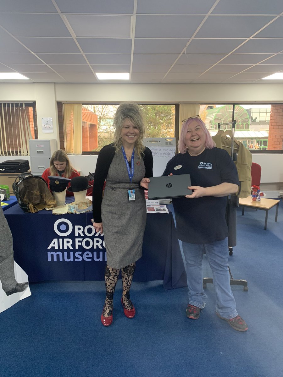 Fantastic to be gifted 10 laptops to our Young Carers from <a href="/RAFMLearning/">RAF Museum Learning</a>