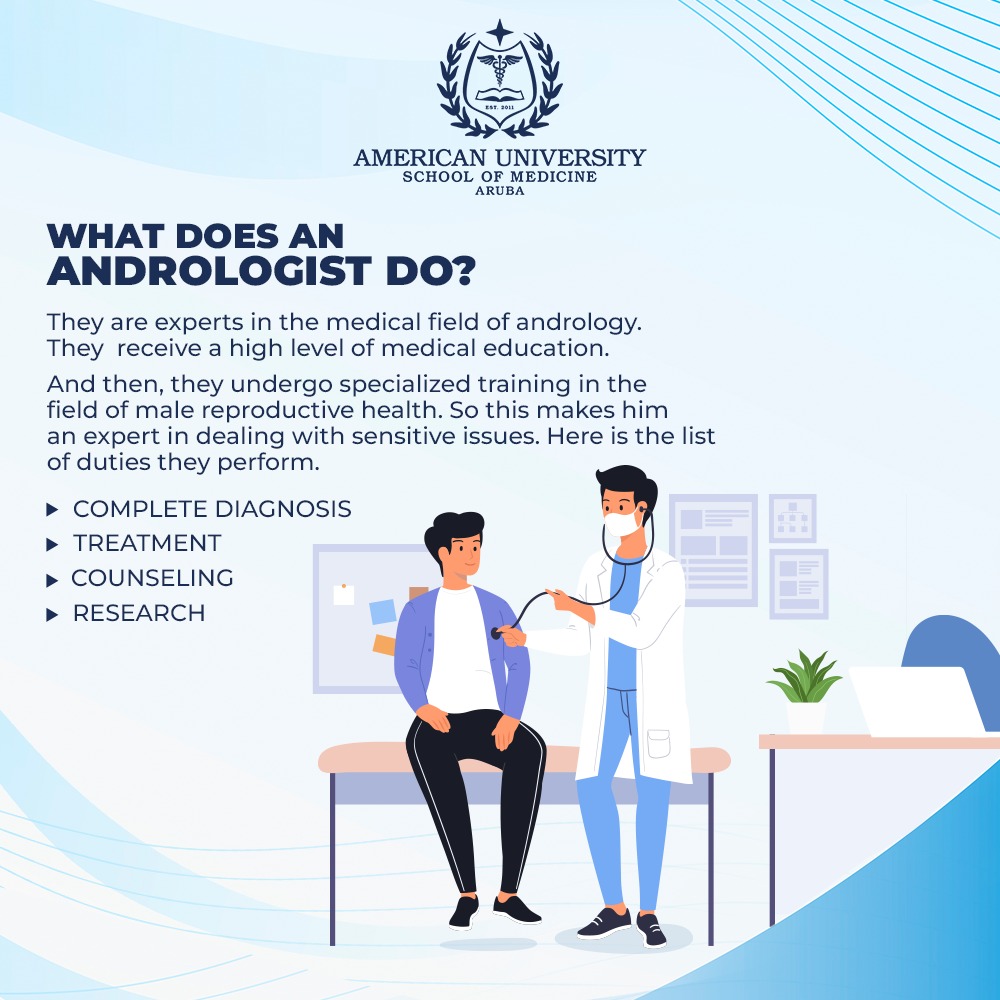 Ever wondered, "What does an Andrologist do?" 🤔 Dive into the world of male reproductive health with these medical maestros! 

#AndrologyExperts #MaleHealthMatters #ExpertCare #MedicalMarvels #HealthAndWellness #EmpowerWithKnowledge #ReproductiveHealth