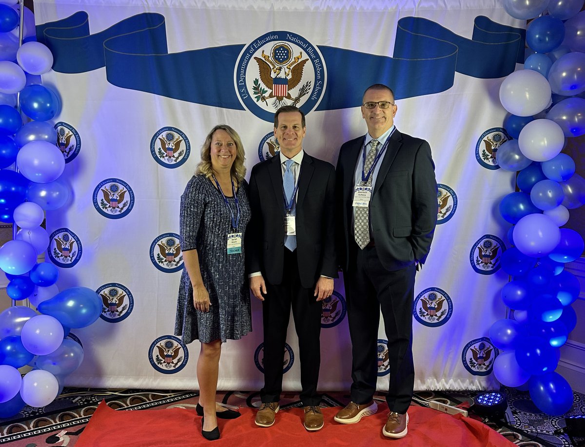 In his Superintendent's Report at the Nov. 21 Board meeting, Dr. Winkelman shared that he recently traveled to DC to attend the annual National Blue Ribbon Award Ceremony on behalf of Arnett C. Lines! #Unifiedfor50 

Read more in the latest Board update: 
conta.cc/47pAPNY