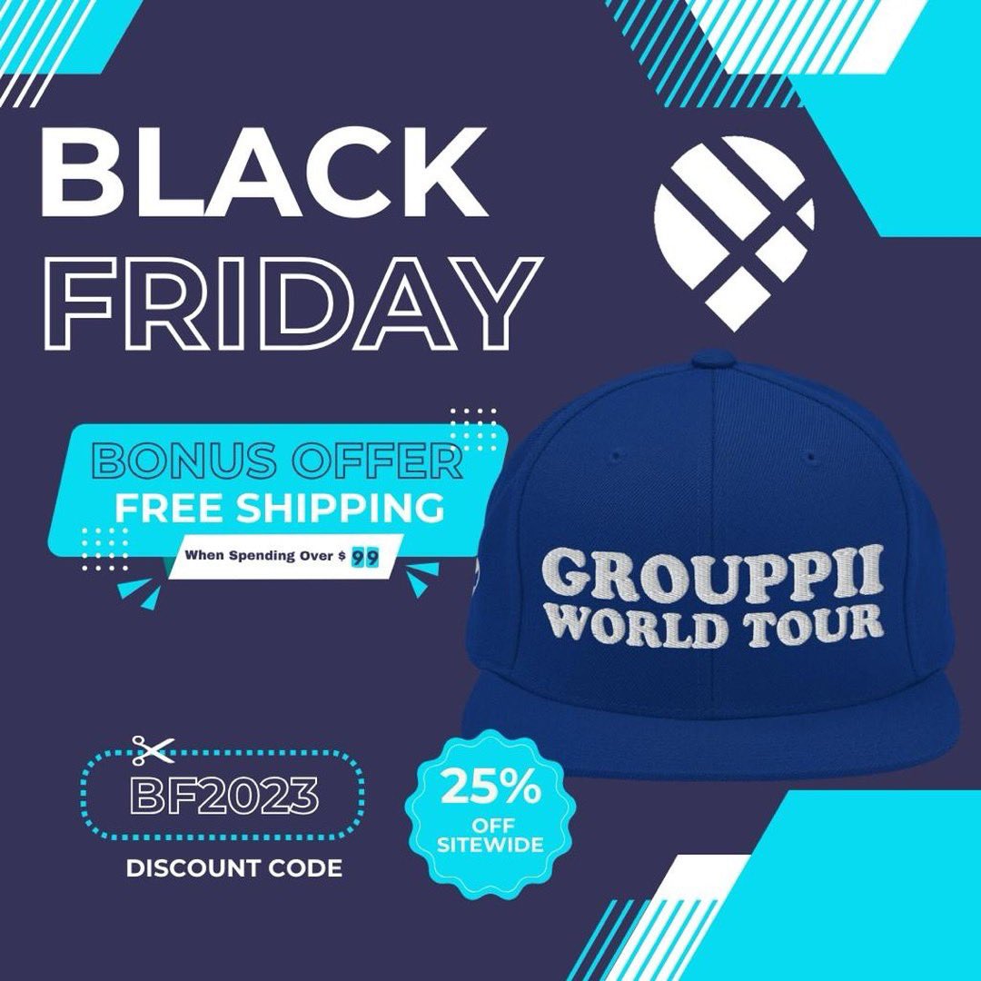 Black Friday Madness has arrived! Score big with exclusive discounts and special offers. Tag your shopping buddy and let the spree begin #BlackFridayFrenzy #ShopTogether #TreatYoSelf #Deals #BlackFriday 

shop.grouppii.com
grouppii.com