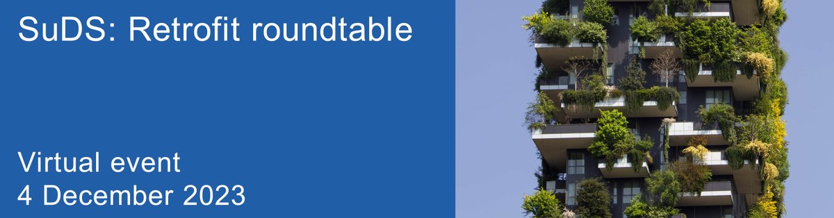 Excited to connect with industry experts at our upcoming SuDS: Retrofit roundtable Let's dive into discussions on challenges, opportunities, and national strategy needs. Join us alongside the @CaBAtweets and @CIWEM for a collaborative dialogue. ciria.org/sudsretrofit #SuDS