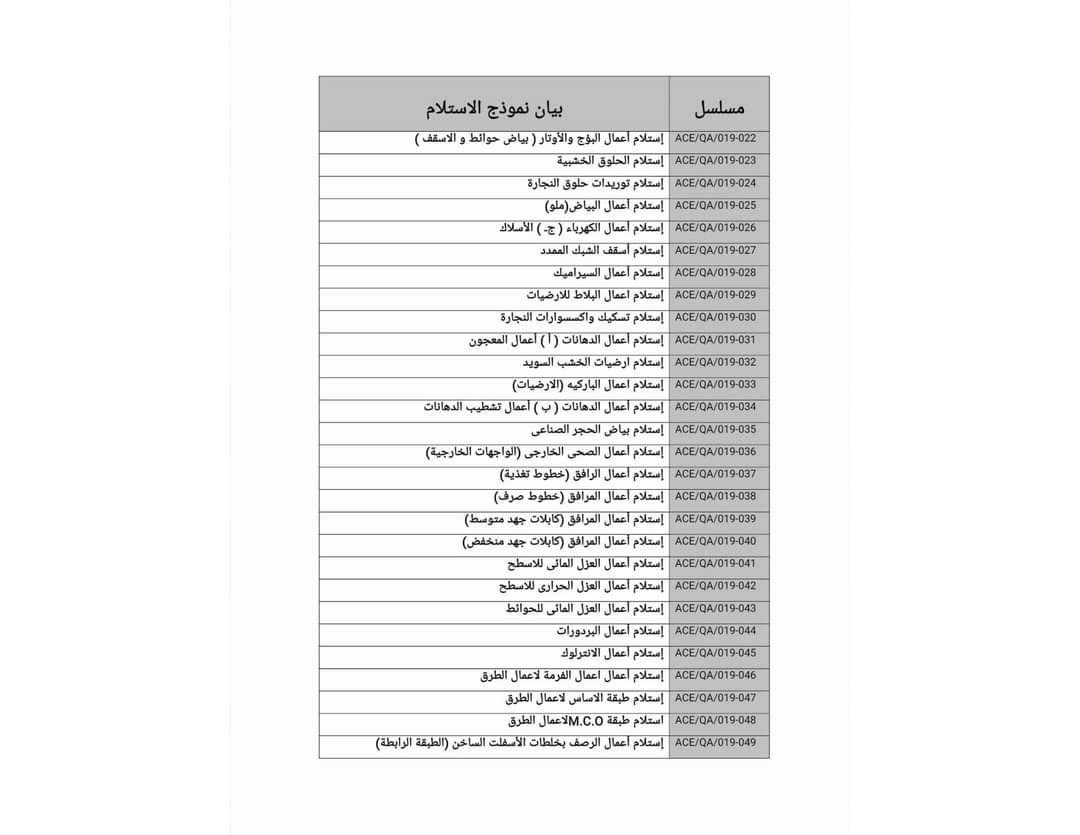 AcademyTraskill's tweet photo. لو انت Quality Control engineer  يبقى أكيد بتحتاج الملف ده 
دليل الاشراف على التنفيذ وضبط الجودة 
وهوه عباره عن مجموعة من نماذج فحص  واستلام الأعمال.. 
متوفر بصيغة  pdf  . 
استنى البوست الجاي 👌  
👍

#Experts_Traskill
#ET_Academy
#Q_C_Templates https://t.co/4mmxpGWUYq