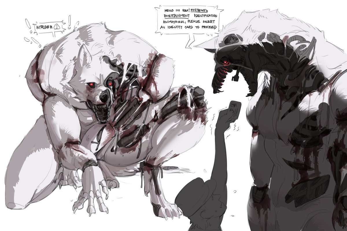 kcokaine_'s tweet photo. look at my cringe oc yall🐺 #fnaf https://t.co/oaURNWFZrT
