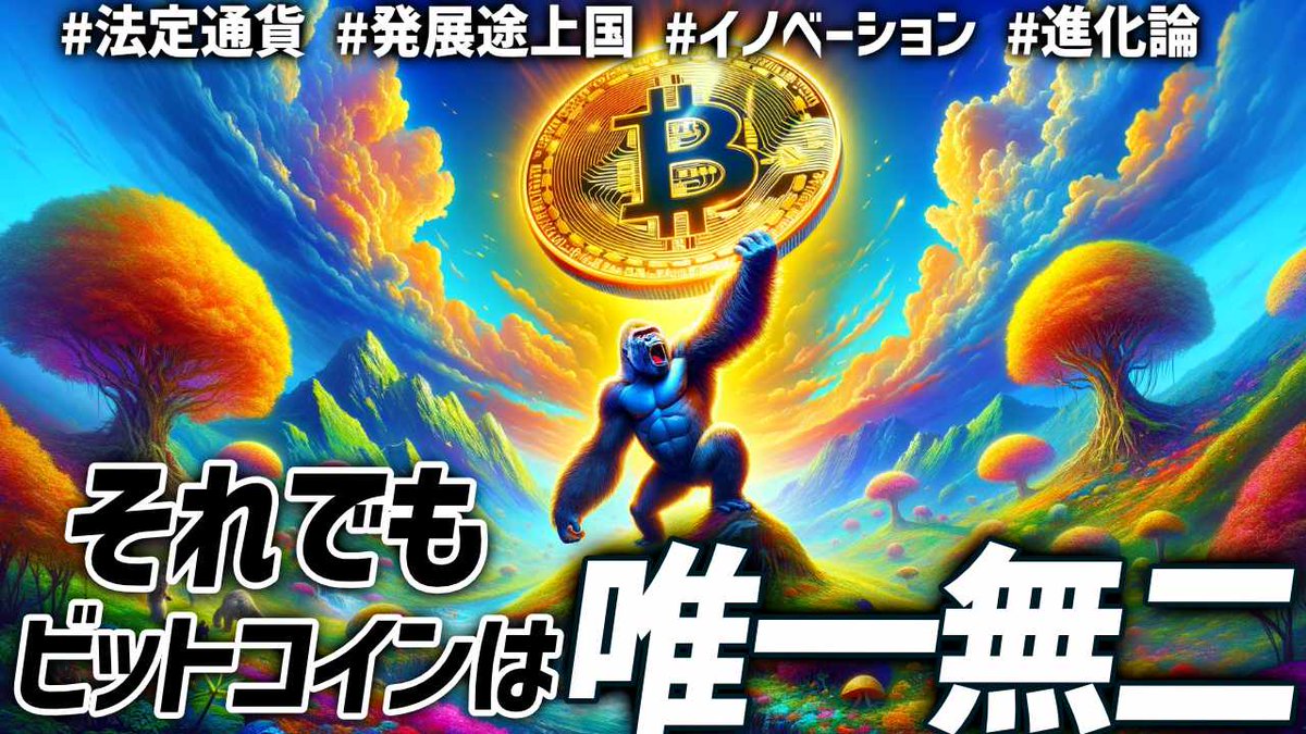 gorilla_shinja's tweet photo. インフレの極限に挑む国々：ビットコイン採用が新たな財政革命を引き起こすか？ビッグフィッシュ・イン・スモールポンド：地方の野球リーグから学ぶ生存戦略　#ビットコイン #BTC #bitcoin... https://t.co/AnqH1vkXSz @FIREdInvestor31 

インフレが激しい国々の経済状況と、その中でのビットコインや他の代替通貨の重要性に焦点を当てています。話し手は、法定通貨が不安定な国々、例えばベネズエラやフィリピンでは、金やビットコインのような資産がより価値を持っていると指摘しています。彼らは、日本やドイツのような保守的な国々はビットコインの導入が遅れると予測しています。また、話し手は、中東のように革新的な国々は経済成長の可能性があると述べ、日本のライドシェアの安全性問題やタバコ、飲酒のリスクを比較しています。ビットコインやスタートアップ企業のように柔軟な動きができることが重要であるとし、日本の大企業や伝統的な業界が変化に適応できない可能性について議論しています。また、税制やイノベーションの必要性についても触れ、日本がこれらの面で遅れを取っていると指摘しています。最後には、ビットコインの限定性やデジタルゴールドとしての価値を強調し、経済的進化と適応の重要性を説いています。