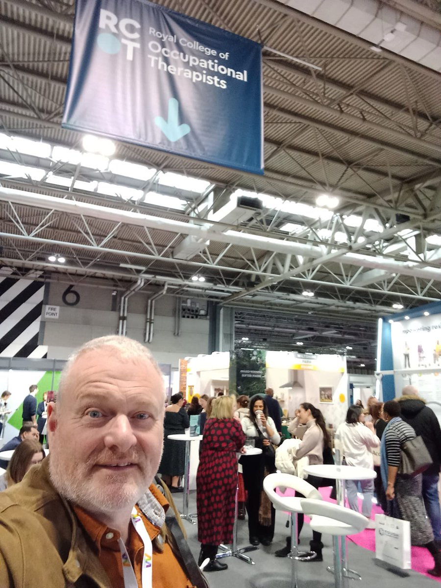 Phil is very excited to be at the annual OT show 2023, he is looking forward to networking with other OT colleagues today! 💚

#CPD #OccupationalTherapist #AHP 
@theRCOT @TheOTShow