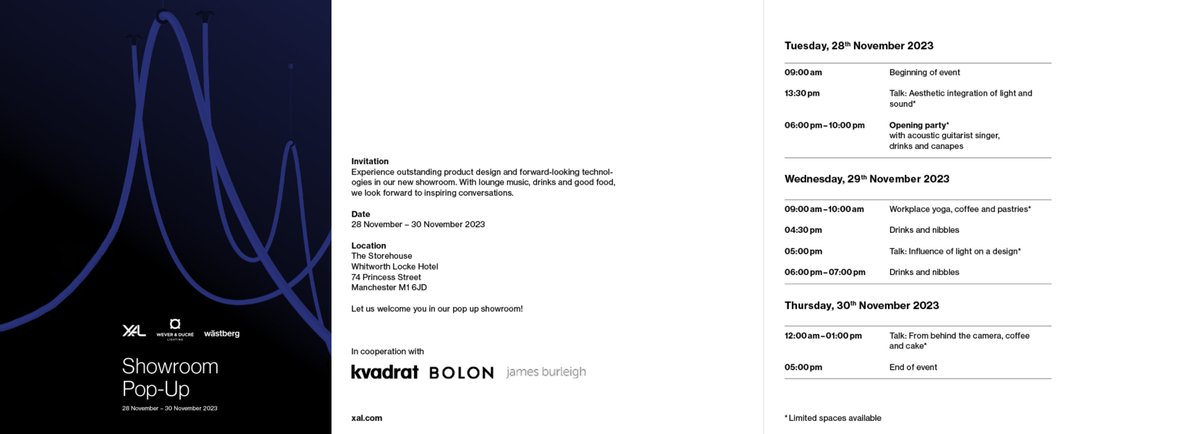 We are extremely honoured and excited to be a part of XAL’s pop-up showroom, next week! As part of this collaboration, we will be displaying a large variety of products! RSVP IS A MUST! Special thanks to #XAL #Wastberg #WeverDucre