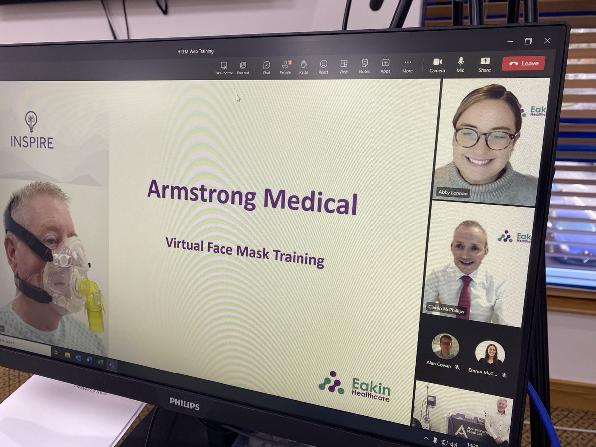 EakinResp's tweet image. Today we hosted a virtual training session for our customers on the Hans Rudolph Face Mask to focus on maximising the effectiveness of #CPAP delivery with precise mask sizing and fitting. We support our customers #improvingpatientoutcomes.

#trainingsupport #customerrelationship