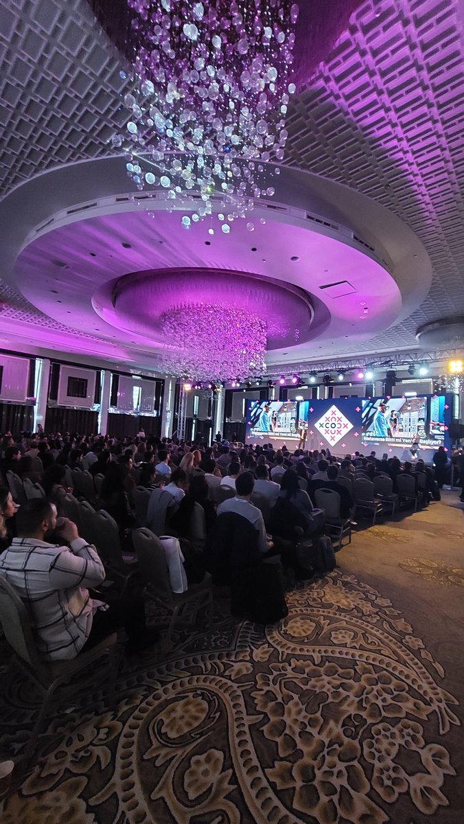 TookenAcademy's tweet photo. As Tooken Academy, we attended the XCO'23 Experience Design and Management Summit organized by Marketing Türkiye. At the event organized with the theme "Grow with Xᵛ," participants experienced the Infinity Museum in virtual reality, which we created for Marketing Türkiye. https://t.co/o1vNFIowdL