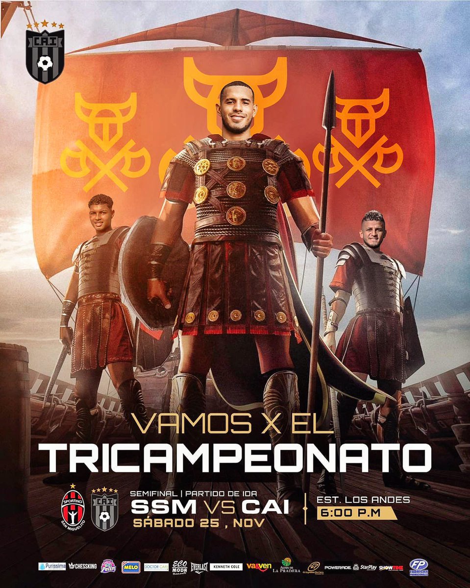 ¡𝗩𝗔𝗠𝗢𝗦 𝗣𝗢𝗥 𝗘𝗟 𝗧𝗥𝗜𝗖𝗔𝗠𝗣𝗘𝗢𝗡𝗔𝗧𝗢 🔥⚔️!

#EstoEsCAI 🖤💛