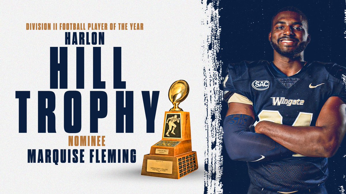 Harlon Hill Award Nominee!!! Marquise Fleming is one of 38 nominees for the prestigious honor that goes to the top player in all of @D2Football !! The SAC Defensive Player of the Year leads the nation in sacks, ranking 5th in TFLs!! Story | shorturl.at/bdizQ #OneDog