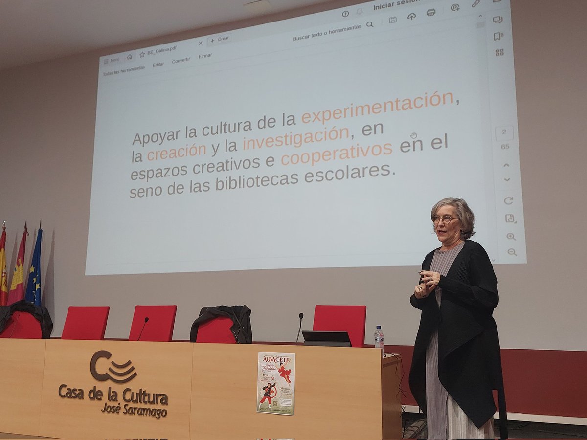jmanuelgarrido's tweet photo. La biblioteca escolar como centro creativo de aprendizajes para el alumnado con la participación de la comunidad educativa.
•
#BinomioFantástico23 #BEREDAB #Bibliotecas #BibliotecasEscolares #Albacete #CRFPCLM https://t.co/EgtgTyRqdw