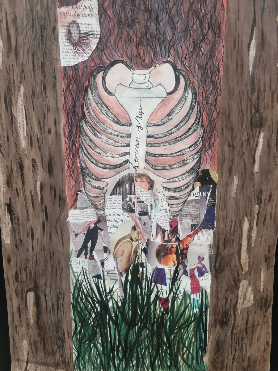 castlefordart's tweet photo. A selection of some of the stunning world created by our last year's year 11 pupils. @CastlefordAcad https://t.co/Cr4yqbjwUJ