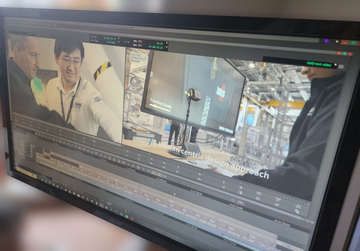 CreativeJigsaw's tweet image. Our #VisualExplainer #videos for an intriguing project being undertaken by @TheAMRC have almost cleared #postproduction 🎦

We&apos;re pleased to be involved in assisting greater understanding of Virtual Workspace Design technology.

#northwalessocial #chestertweets #haltonhour