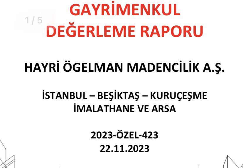 İmalathane ve arsa diyor? Neyin imalathanesi? Acaba düşündüğüm şeyinmi? ⭐️⭐️ #cvkmd cvk maden