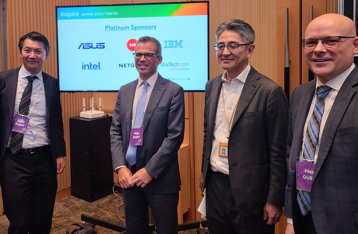 We’re accelerating the tech buzz in #Japan! <a href="/TDSYNNEX/">TD SYNNEX</a> is a go-to partner for scaling the latest tech and exploring #AI opportunities! I am thrilled to collaborate with this team and drive innovation across AI, commercial, education, and emerging markets. 
lnkd.in/gQwN49zu