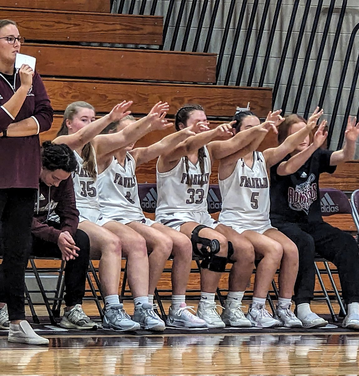 wcsFHSLadyHoops's tweet photo. Stats from last night: Leading scorer (&amp; was against Hillsboro):@Cecilie_FHS11 18 pts, 11 rbs, 8 blks! Powell 13 pts. @AmyElliott24 13 pts, 6 ast. 6 stls. 4 stl/def each. Hammond &amp; @annawwright12 11 pts, AW snags 4 rbs. Forrest &amp; @PerryMille55577  11 pts, Miller adds 4 stls &amp;rbs. https://t.co/jhG2XmmHZs