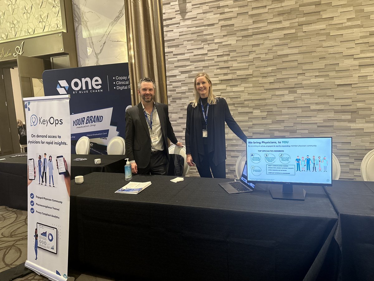 keyopsinc's tweet image. KeyOps is excited to be at @https://twitter.com/hcmchronicle the National Pharmaceutical Congress in Mississauga and a Bronze Sponsor! Come say hi to us to learn about how we provide on demand access to physicians for rapid insights.

#KeyOps #NationalPharmaceuticalCongress