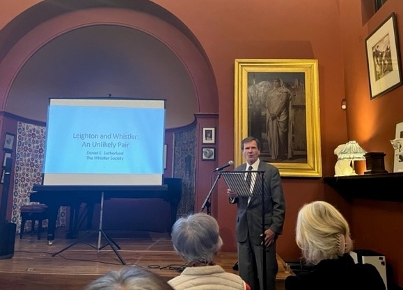 Earlier this month author and Whistler scholar,  Daniel E Sutherland,  presented 'Whistler and Leighton: An Unlikely Pair⁠' at Leighton House.

Sign up to our newsletters for future event information whistlersociety.org/blog