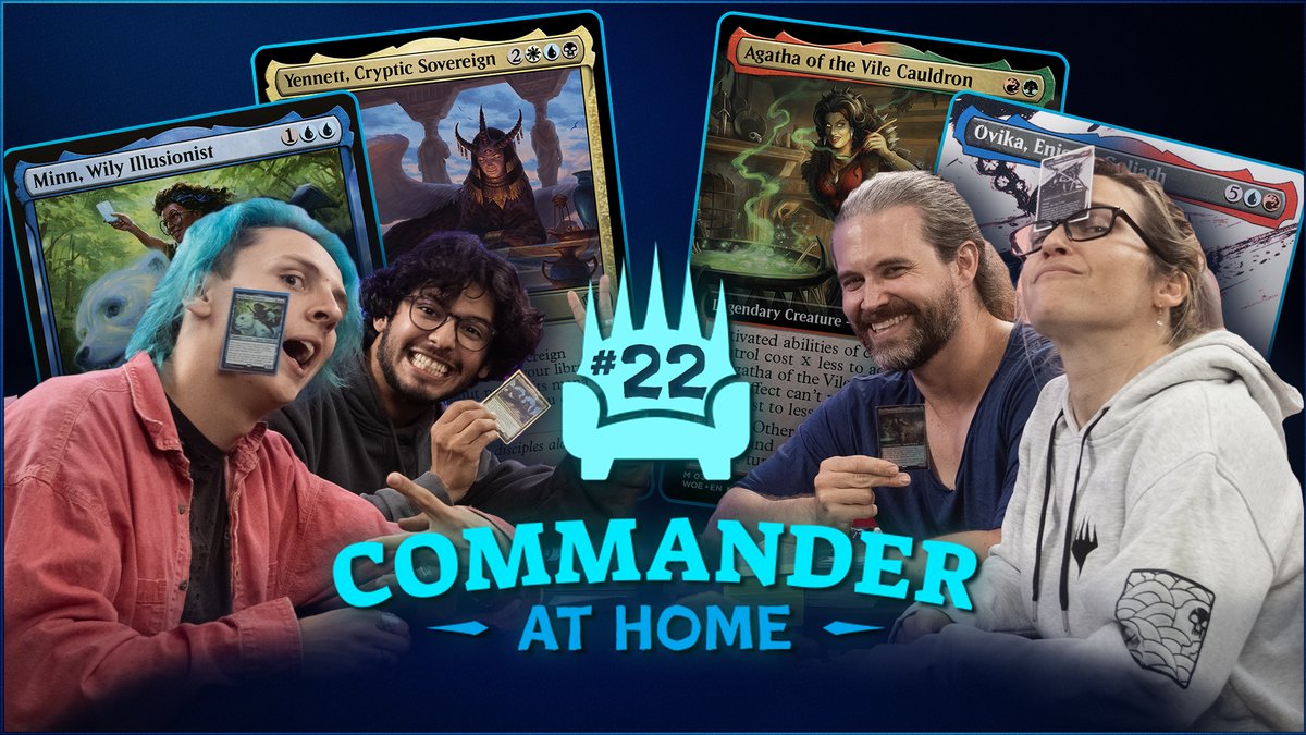 SWEEP THE LEG! The latest episode of @commanderathome features two of the stars of @CobraKaiSeries, who also happen to be the first people I ever played with in a game of Commander - Jacob Bertrand and Xolo Maridueña! Live now! Don't miss it! Thanks to our sponsor @TCGplayer!